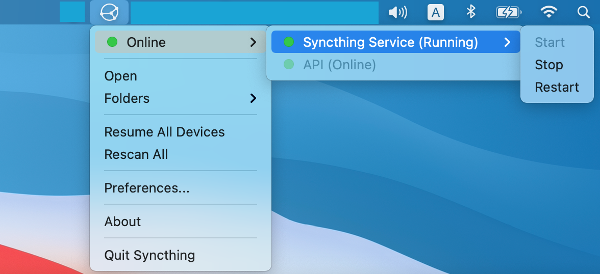 syncthing mac os