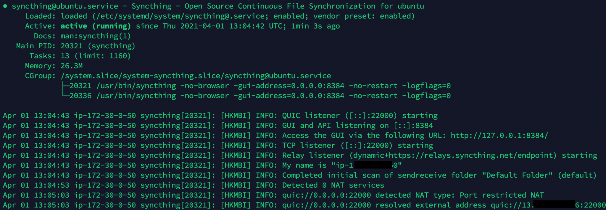 syncthing ubuntu install